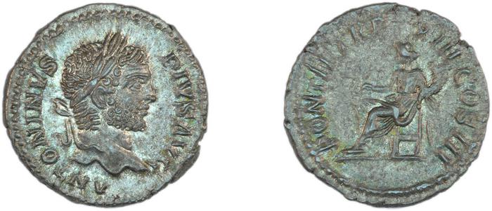 реверс RIC IV Caracalla 116A