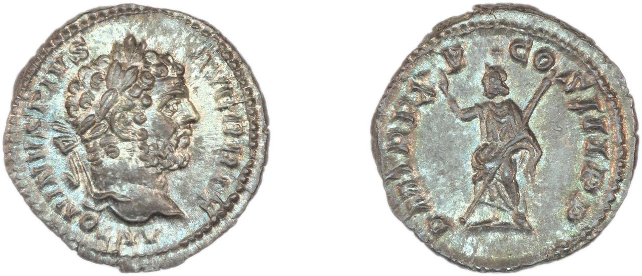 RIC IV Caracalla 194, аверс, Британский музей