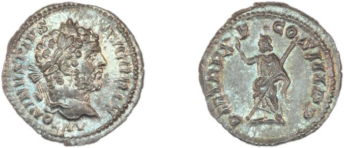 RIC IV Caracalla 194, реверс, Британский музей