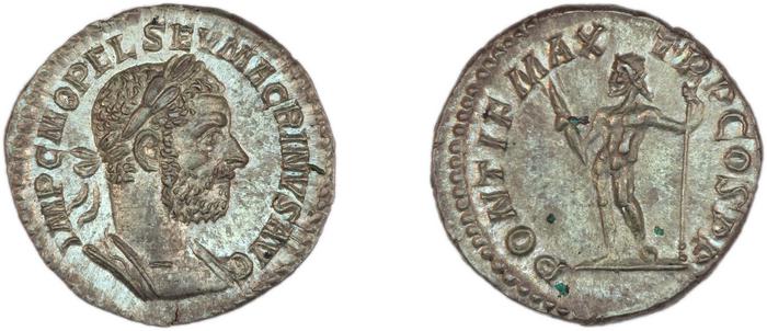 RIC IV Macrinus 15, реверс, bm