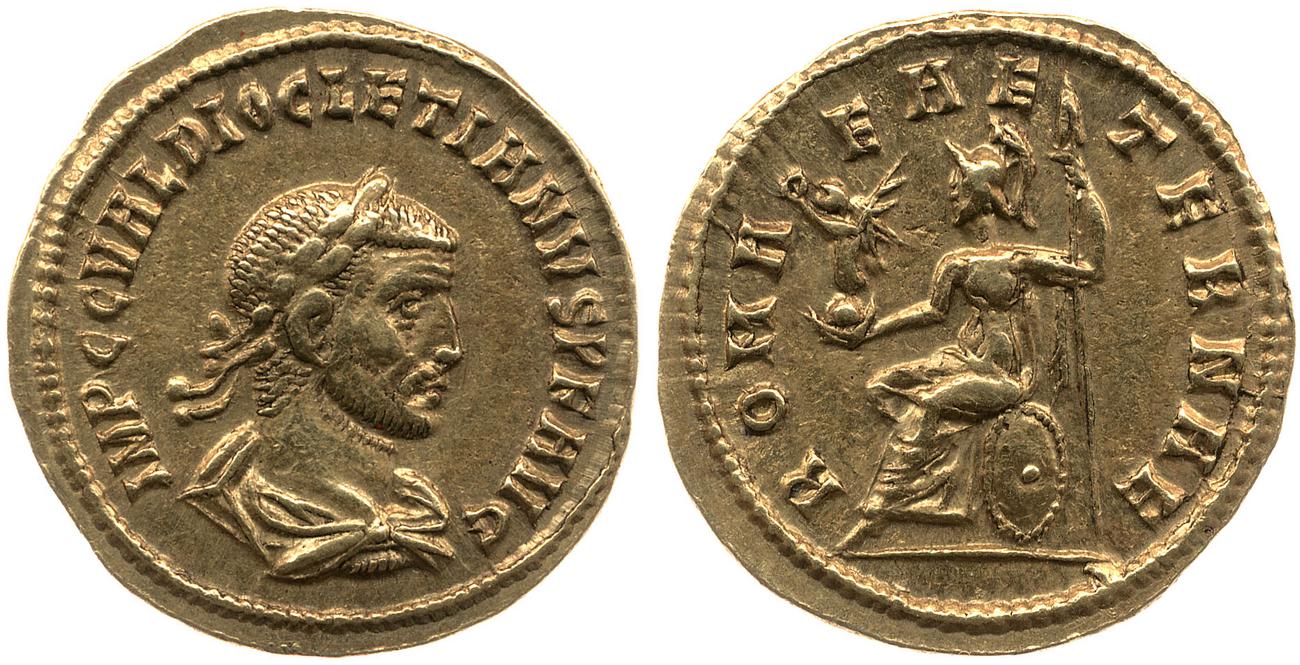 obverse RIC V Diocletian 301