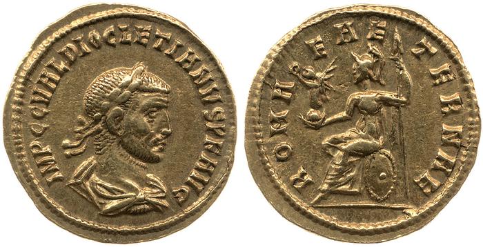 reverse RIC V Diocletian 301