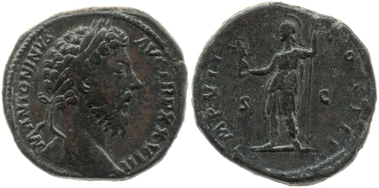 RIC III Marcus Aurelius 1115, аверс, bm
