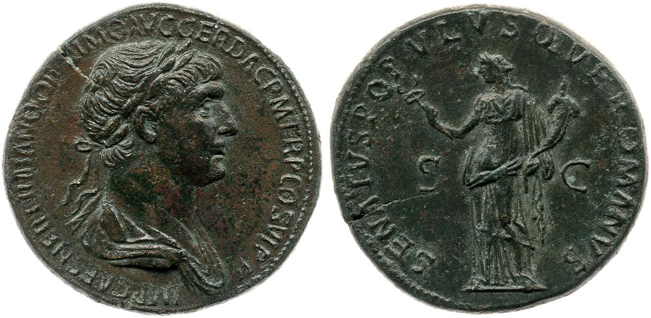 аверс RIC II Trajan 672