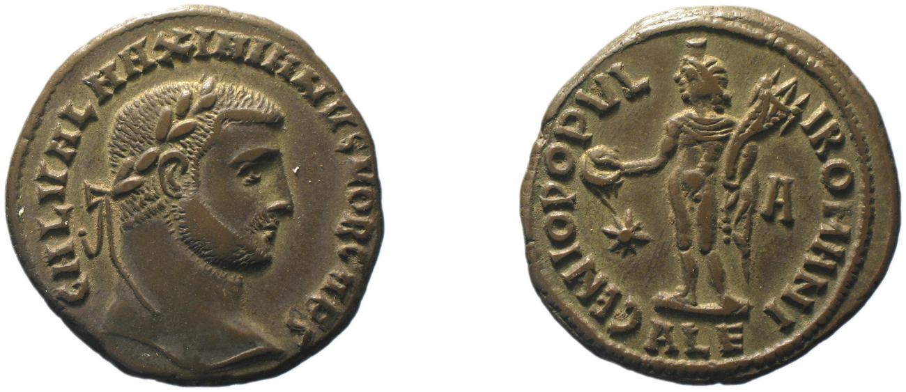 RIC VI Alexandria 17b, аверс, bm