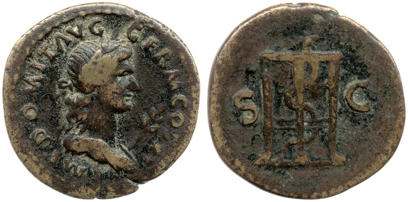 аверс RIC II, Part 1 (second edition) Domitian 312