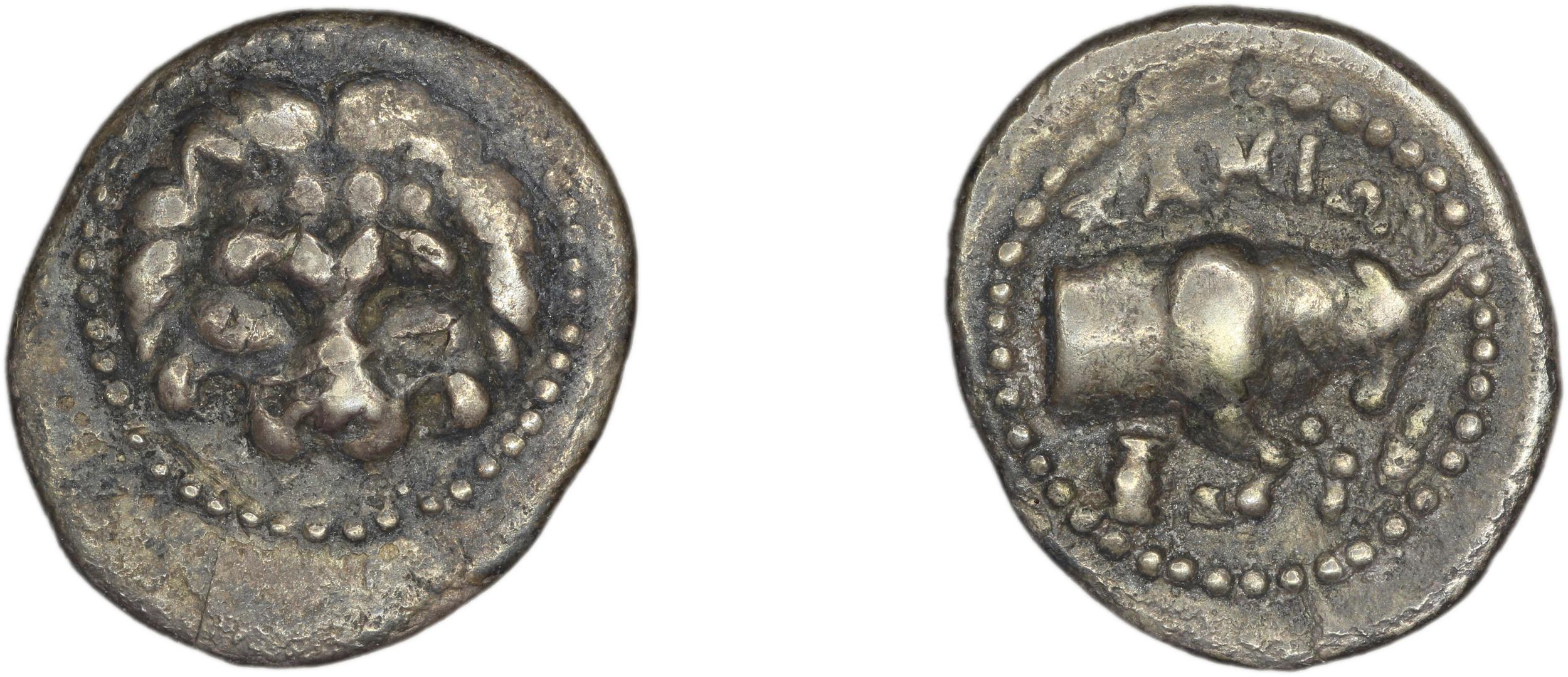 аверс Samos Barron 1966 Last silver tetrobols