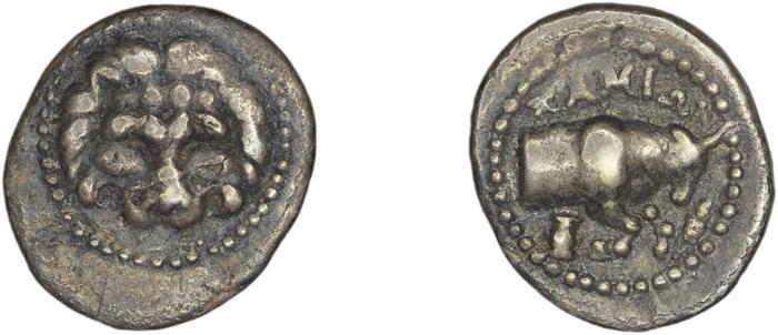 реверс Samos Barron 1966 Last silver tetrobols