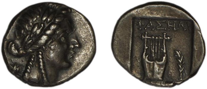 Lycian League Phaselis Troxell 1982 2.47, реверс, bm