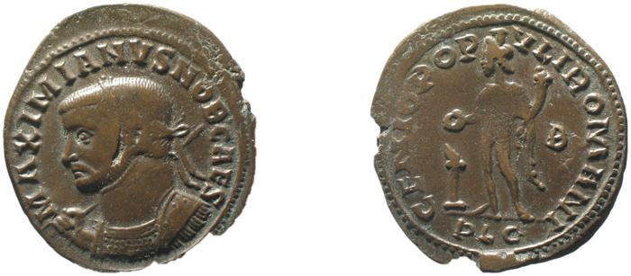 RIC VI Lugdunum 144b, реверс, Британский музей