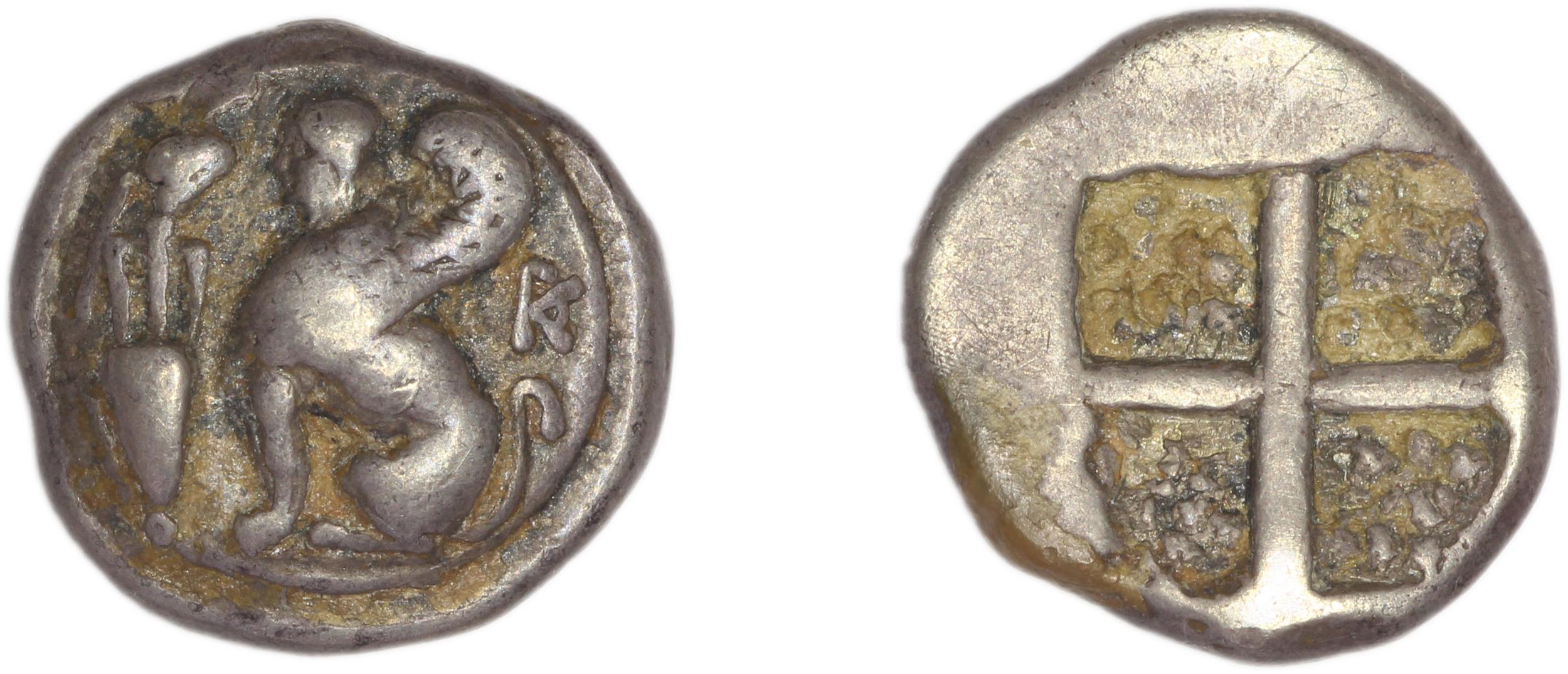 Chios Hardwick 1991 Chian 410-380 ar, аверс, Британский музей