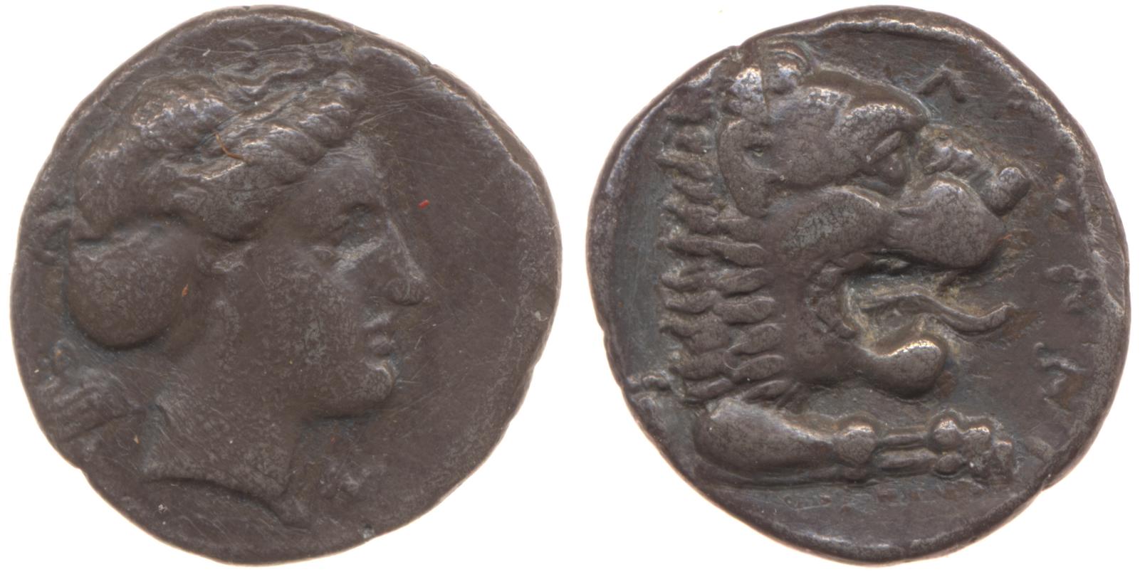 Cnidus Ashton 1999 Series A didrachms, аверс, bm