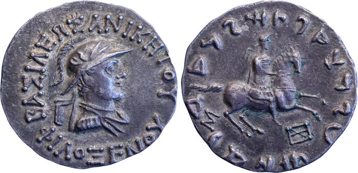 аверс Bactrian and Indo-Greek Coinage Philoxenus 4.2