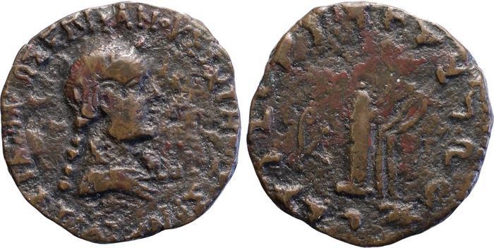 аверс Bactrian and Indo-Greek Coinage Strato I 35