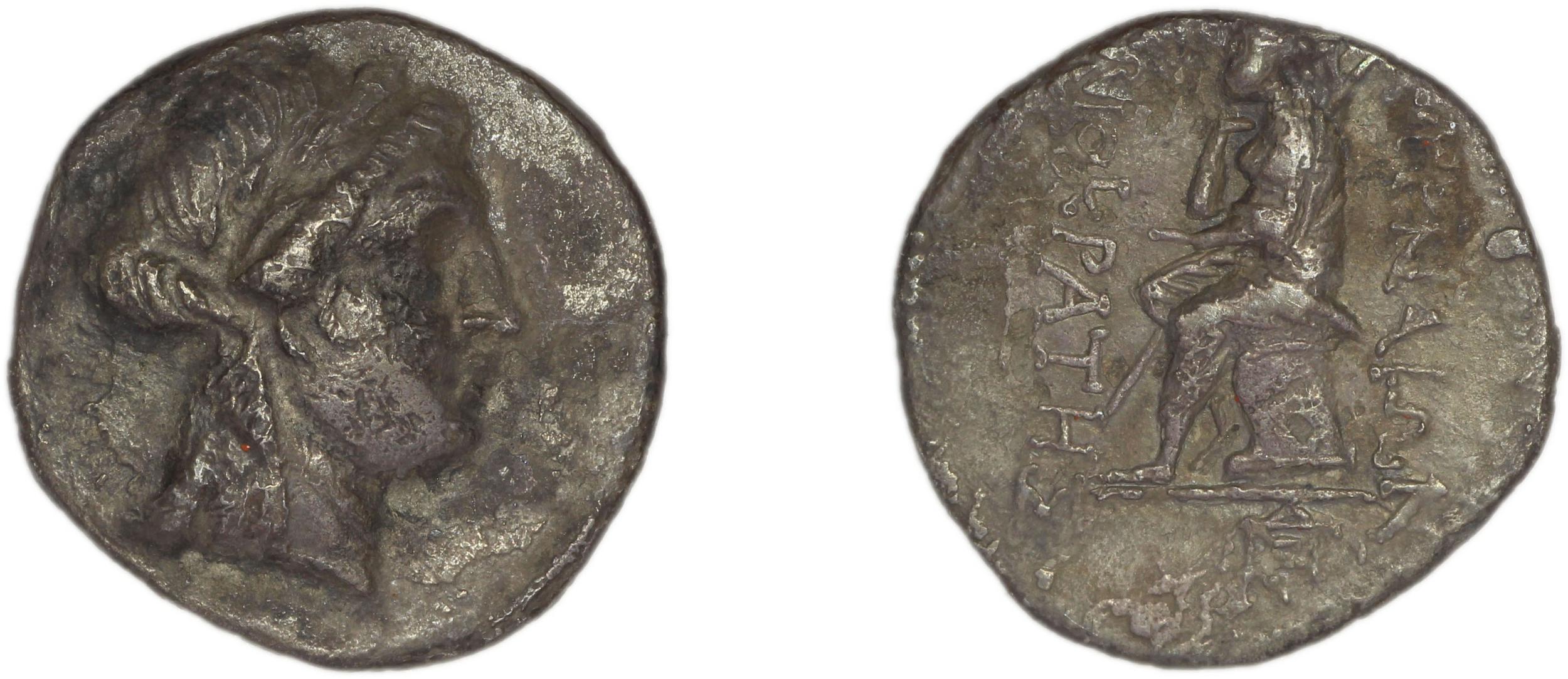 Smyrna Milne 1914 Series 2 drachms, аверс, bm