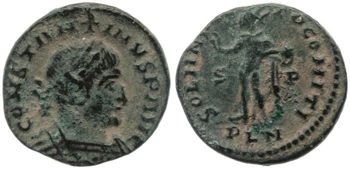 RIC VII Londinium 111, реверс, Британский музей
