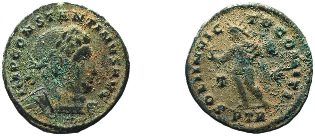RIC VI Treveri 870, аверс, bm