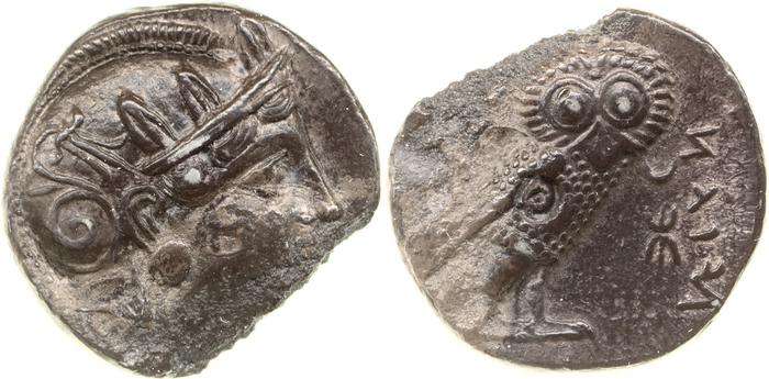Sabaces Egypt van Alfen 2002 V "Sabakes", Athenian imitations, реверс, bm