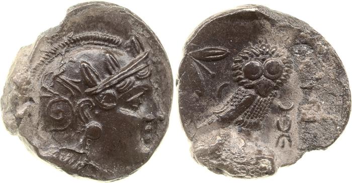 Sabaces Egypt van Alfen 2002 V "Sabakes", Athenian imitations, реверс, bm