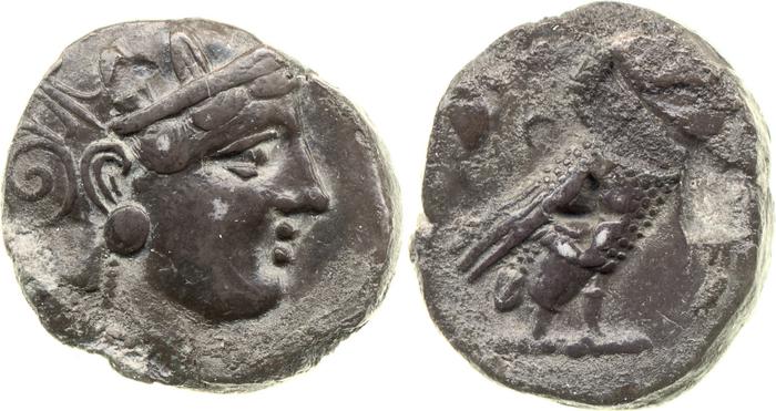 Sabaces Egypt van Alfen 2002 V "Sabakes", Athenian imitations, реверс, bm