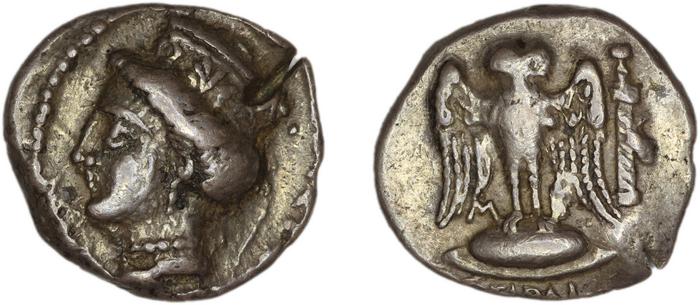 Amisus Waddington 1925 2-8a, реверс, bm