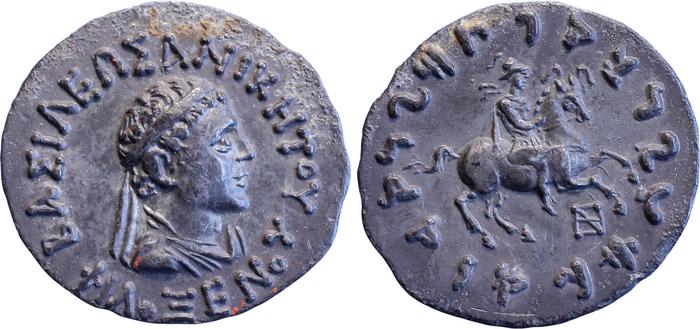 аверс Bactrian and Indo-Greek Coinage Philoxenus 3.7