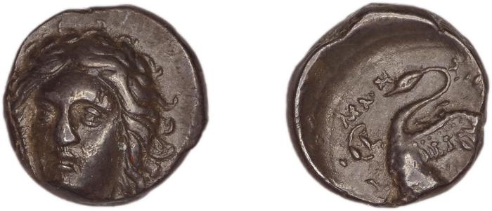 Clazomenae Dengate 1967 IIE, реверс, bm