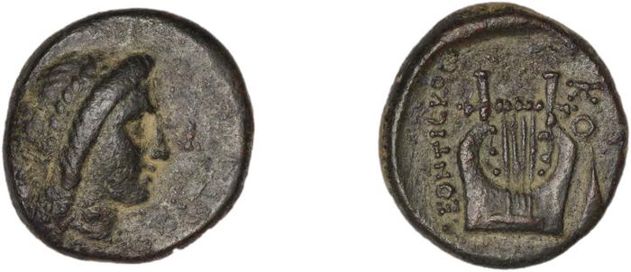 реверс Colophon Kinns 1980 Period I.2, AE 11