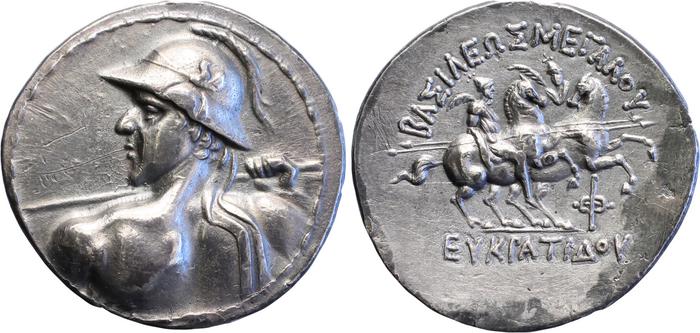 Eucratides I of Bactria rev
