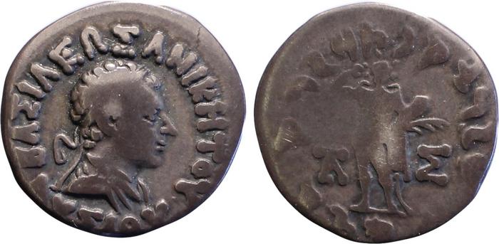 obverse Bactrian and Indo-Greek Coinage Lysias 5.1