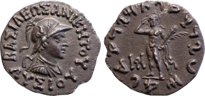 аверс Bactrian and Indo-Greek Coinage Lysias 11.1
