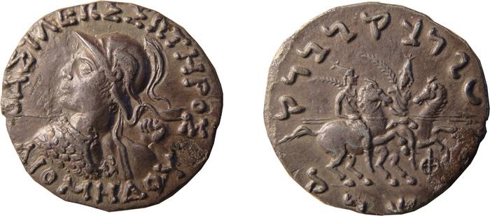 аверс Bactrian and Indo-Greek Coinage Diomedes 5.1