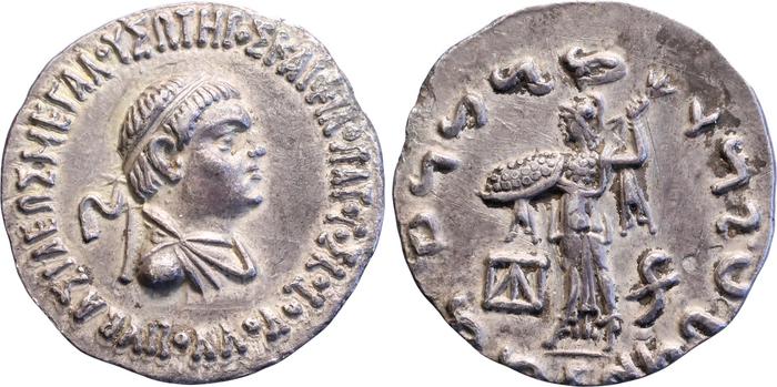 Apollodotus II of Bactria rev