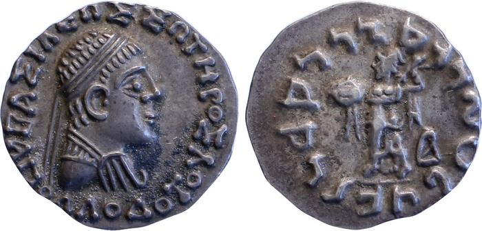 Apollodotus II of Bactria rev