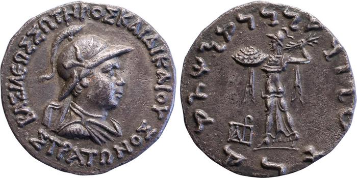 Strato I of Bactria rev
