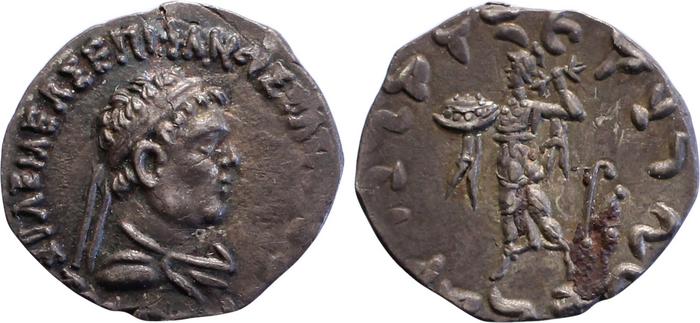 аверс Bactrian and Indo-Greek Coinage Strato I 31.2