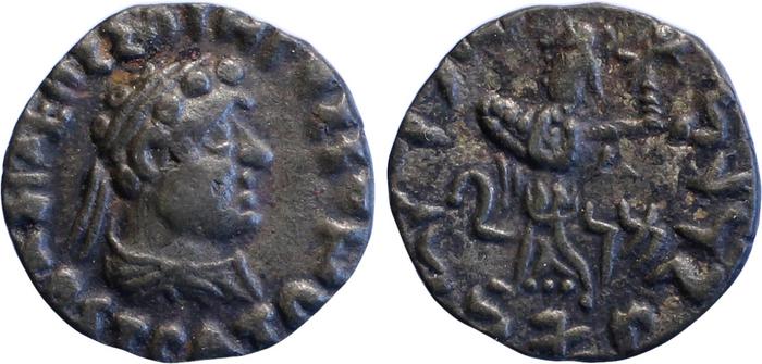 аверс Bactrian and Indo-Greek Coinage Strato II 1.11