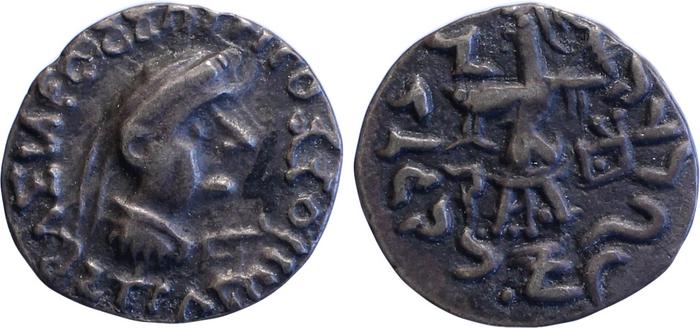 Bactrian and Indo-Greek Coinage Strato II 1.16, Британский музей