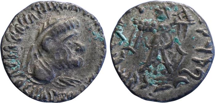 аверс Bactrian and Indo-Greek Coinage Apollodotus II 1