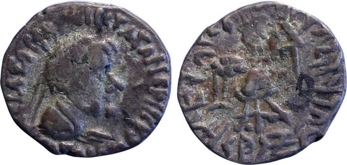 Bactrian and Indo-Greek Coinage Strato II and Strato III 4.3, bm