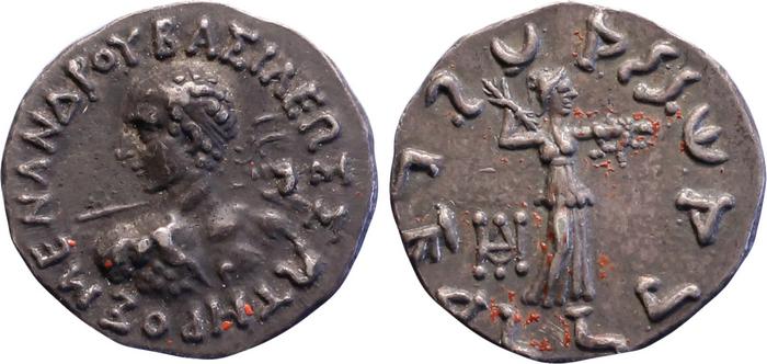 аверс Bactrian and Indo-Greek Coinage Menander I 4.6