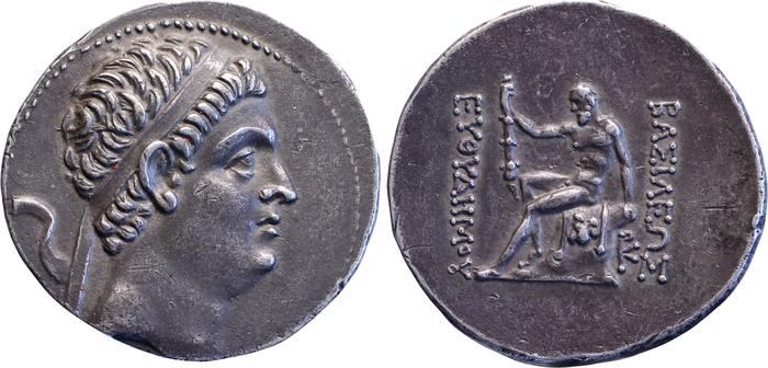 obverse Bactrian and Indo-Greek Coinage Euthydemus I 2.14
