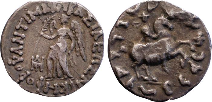 Antimachus II of Bactria rev