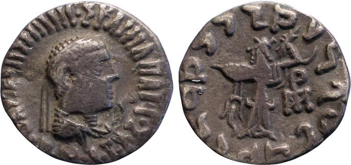 аверс Bactrian and Indo-Greek Coinage Apollodotus II 3.4