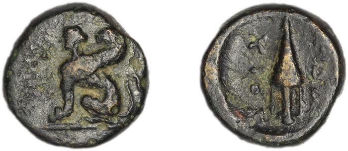 Chios Hardwick 1991 Bronze 375-350, реверс, bm
