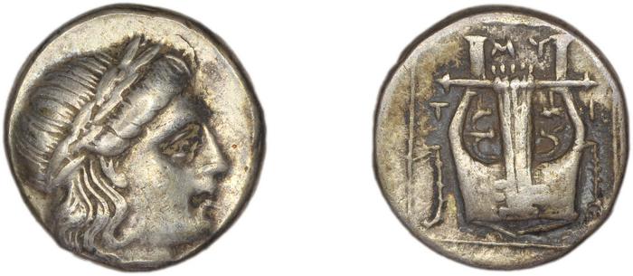 Mytilene Babelon 1910 2243-50, реверс, bm