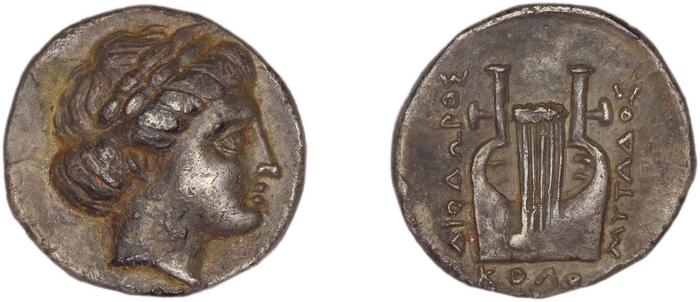 Colophon Kinns 1980 Period II, AR IV, реверс, Британский музей