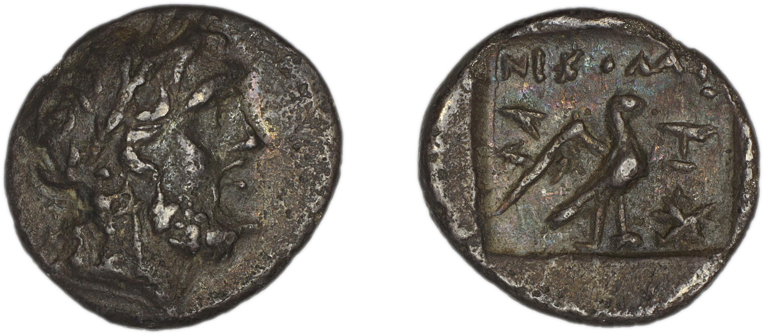 Stratoniceia Meadows 2002 Group 2 hemidrachm, аверс, bm