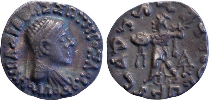 аверс Bactrian and Indo-Greek Coinage Apollodotus II 2.2