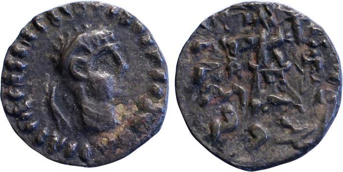 аверс Bactrian and Indo-Greek Coinage Strato II and Strato III 1